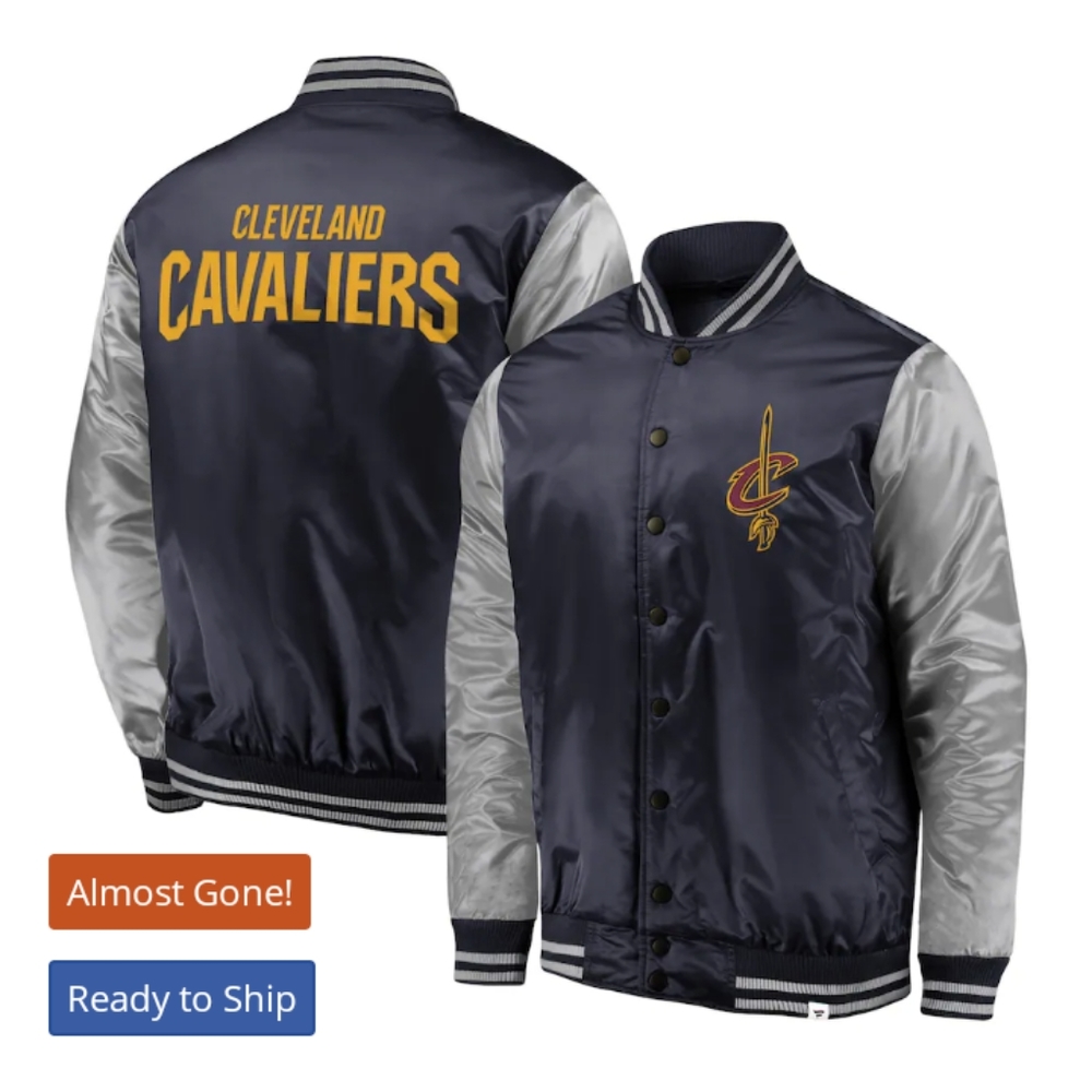 Cavs Satin Starter Jacket